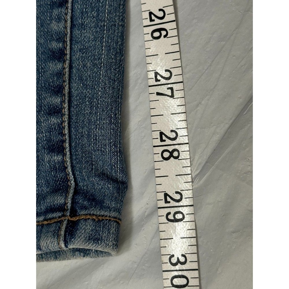 Loft Ann Taylor Mid Rise Modern Slim Jeans Blue Med Wash size 14 - Picture 13 of 15